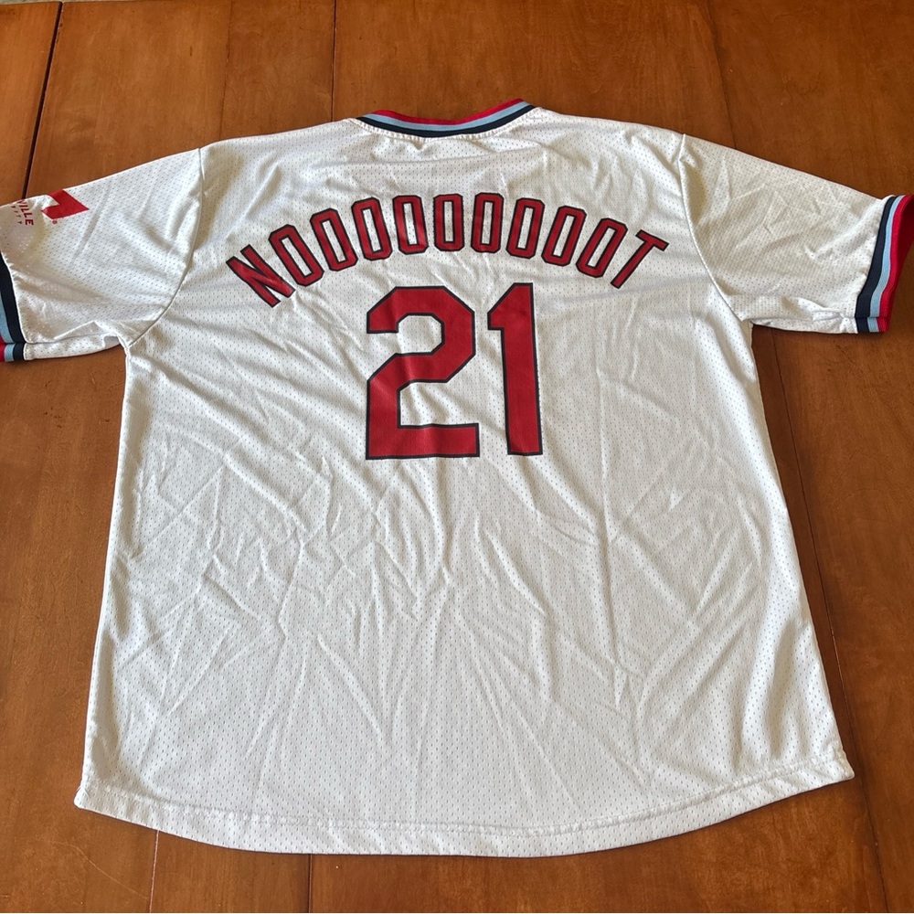 Lars Nootbar Jersey Mens Size XL St Louis Cardinals Game Give Away Nickname MLB